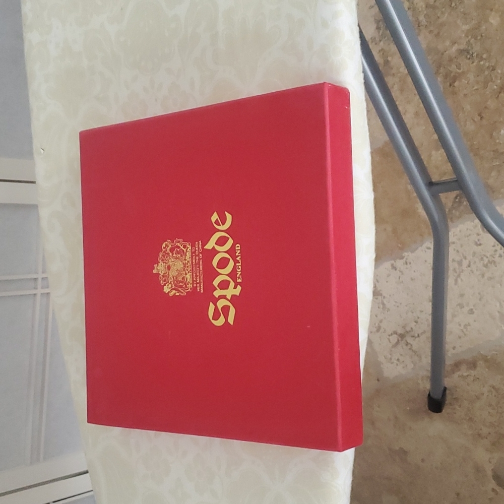 New Super Rare Spode Complete Bridege Set Trays.